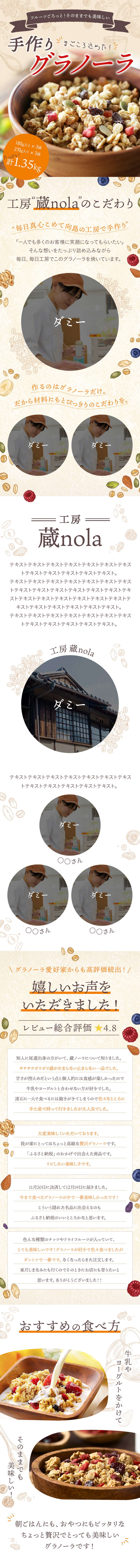 広島県尾道市 手作り真心込めたグラノーラ